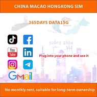 China mainland HK Macau Global Roaming Data China SIM Card