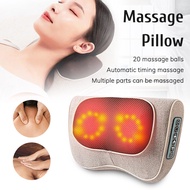 Malaysia spot Multi-function Massage Pillow Roller 20 Balls Car & Home & Office Use Roller Electroni