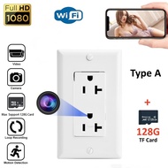 3Tech mall Wall Outlet US Plug 1080P WiFi Camera Security Spy Cameras Surveillance Smart Cam Video R