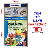 Panasonic Refrigerator Stickers, PANASONIC Refrigerator Decoration Stamp Sample 2 Thuan Dung