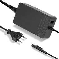 Surface Charger 44W 15V 2.58A แหล่งจ่ายไฟสําหรับ Microsoft Surface Pro 4/5/6พื้นผิวแล็ปท็อป 1/2 พื้น