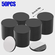 30/50/100pcs Self Adhesive Magnetic Dia 20mm Thickness 2mm Round Rubber Flexible Small Sticky Magnet