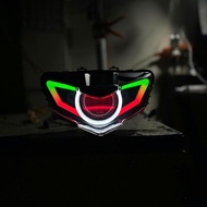 [Bảo Hành 1 Năm] Full Chóa BI CẦU LED M10 PRO VÀO SẴN CHÓA Exciter 150/2019 LẮP ĐẶT ZIN + RELA