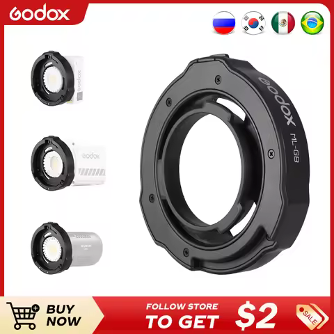 Godox ML-GB Bowens for ML100Bi & ML60IIB AD300Pro AD400Pro Flash Godox ML30, ML30Bi, ML60, ML60Bi to