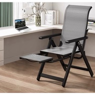 Folding chair lounge chair folding bed simple siesta tool office nap march outdoor recliner accompan