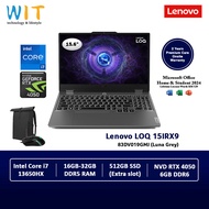 Lenovo LOQ 15IRX9 83DV019GMJ (Intel Core i7-13650HX/16GB-32GB RAM/512GB SSD/15.6" FHD/RTX4050/Office