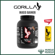 GORILLA MUSCLE MASS - Mass Gainer | Weight Gainer | Whey + Oats | 2.27kg (5lbs) Halal