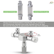 【In stock】 ✵Aquarium Tank CO2 Splitter Regulator Distributor Needle Fine Adjusting Valve for CO2 Regulator with 6 Way Ou