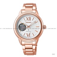 SEIKO SSA794J1 Women's Analog Watch LUKIA Open Heart Sapphire Automatic 33.9mm SS Bracelet Rose Gold