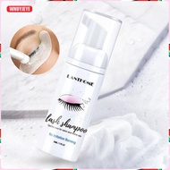 [wnuyjeye] Eyelash Extension Shampoo Lash + Brush / 50ml / Eyelid Foaming Cleanser/Wash for