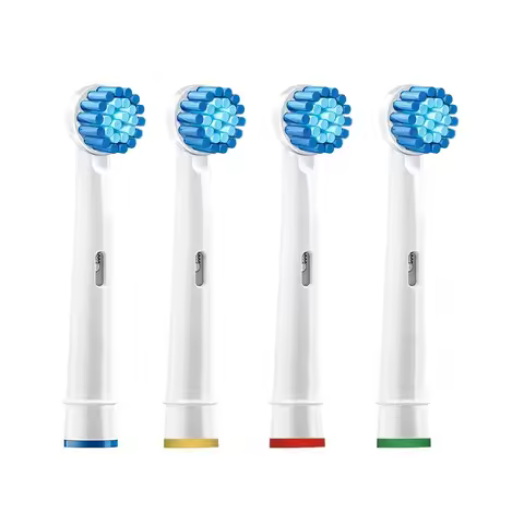 EB17 Sensitive Gum Care Replacement Brush Heads For Oral B D12 D16 D100 3757 3709 pro3 pro1max elect