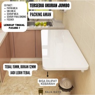 Aesthetic Hanging Wall Folding Table Large Size 120x40 100x40 80x50 80x40 60x40 Black White Wood