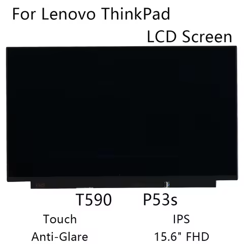 15.6" FHD New For Lenovo ThinkPad T590 P53s Laptop LCD Screen Touch Anti-Glare IPS 01YN135 01YN136