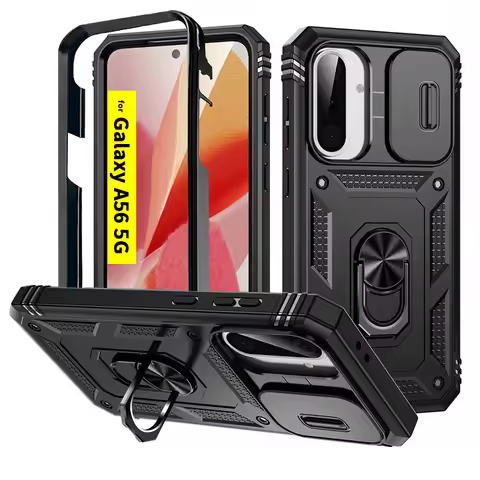 For Samsung Galaxy A56 5G Case Camera Lens Protector Armor Shockproof Back Cover for Sumsung A56 A 5