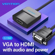 【COD】Vention VGA to HDMI Converter 1080P HD Audio Video Adapter HDMI to VGA Adapter Digital to Analo