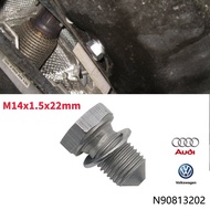 M14x1.5x22mm Car Engine Screw Bolt Oil Drain Sump Plug Washer N90813202 For Audi A3 A4 S4 A6 TT Q7 F
