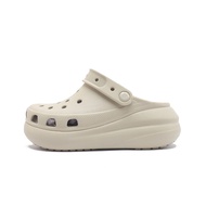 รองเท้าหัวโตหญิง Crocs Classic Crush Clog Bone รองเท้าแตะส้นเตารีดผู้หญิง