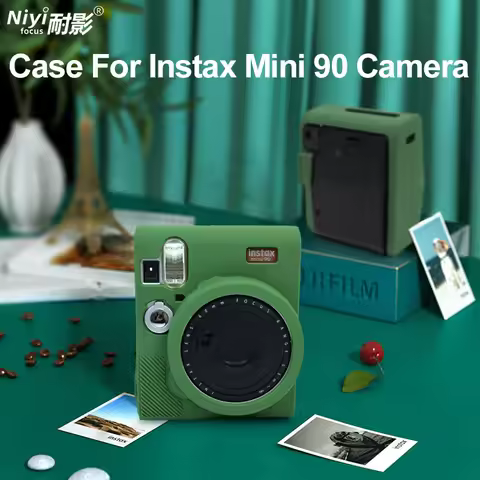 MINI 90 Camera Case Soft Silicone Case Protector Camera Bag Cover for Fujifilm Instax MINI 90 Camera