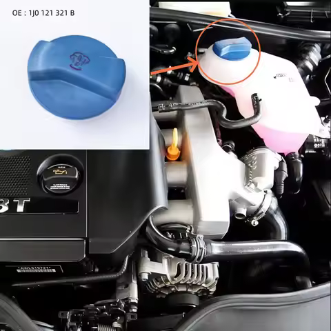 Coolant Expansion Tank Radiator Cap Cover OE 1J0121321B for VW Cross Polo MK4 5 6N 9N 6R GTI Golf 5 