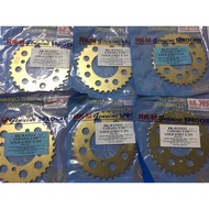 rkm 415 lc135 125zr  RACING SPROCKET 415 GOLD YAMAHA LC135 125Z RxZ rantai rkm 415  RKM SPOKET 415 G