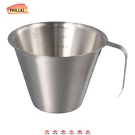 FKILLAONE Measuring Cup, Scale Spout Pitcher Cup, Espresso Ergonomic Handle Stainless Steel Frothing