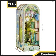 👍Tonecheer, diy Bookend Wooden 3D Jigsaw puzzle by French Impressionist painter[Monet's Garden]