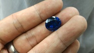 Natural batu permata blue safir afrika..