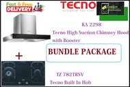 TECNO HOOD AND HOB BUNDLE PACKAGE FOR ( KA2298 &amp; TZ 782TRSV ) / FREE EXPRESS DELIVERY