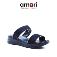 kasut perempuan AMORI Ladies Fashion Casual Sandal Slip On Women Shoes |Comfortable Footwear| Kasut Fesyen Kasual Wanita
