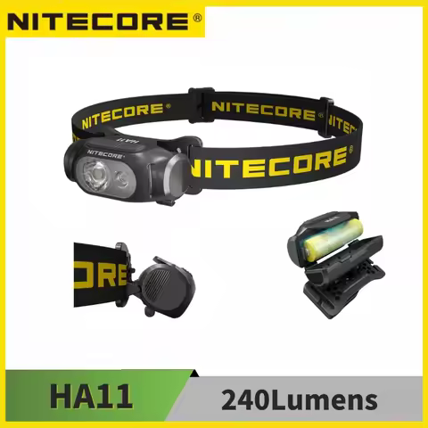 Original NITECORE HA11 240 Lumens Max Beam Distance 90 m Include Battery Ultar Lightweight Dual Beam