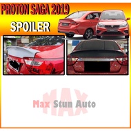 PROTON SAGA VVT REAR TURNK SPOILER DUCKTAIL MATERIAL FIBER SPOILER FOR SAGA 2016-2019 NEW SAGA BODYKIT