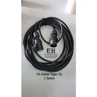 16amp Ce Male to Female power cable 3 core 1.5mm