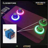 Stomp Foot Push 3PDT 9Pin Pedal Effects Switch LED LightRing