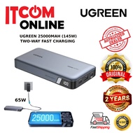 UGREEN 25000MAH PD (145W) TWO-WAY FAST CHARGING 1-USB + 2-TYPE-C POWER BANK (UG-PB205-90597A)