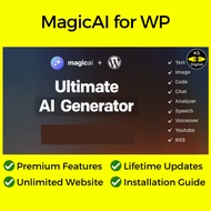 [Latest] MagicAI for WP - AI Text, Image, Chat, Code, and Voice Generator (Premium Version)