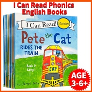 12 Books I Can Read Pete the Cat Phonics Learning English Picture Story Book - Children Educational 