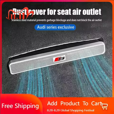 For Audi Car Interior Accessories Air Vent Cover Grille Seat Outlet For Audi Sline A1 A3 A4 A5 A6 A7
