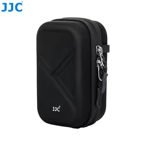 JJC Hard Belt Camera Travel Case with Shoulder Strap Carabiner Compact Camera Pouch For Olympus Toug