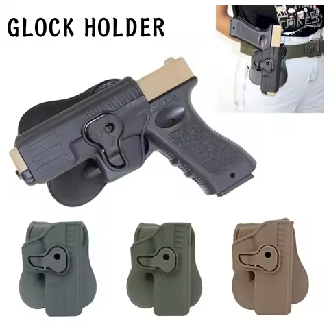 Left/Right Hand Glock Holster Case Gun Holster for Glock 17 19 22 26 31 Pistol Holsters Airsoft Hunt
