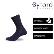 Byford Stokin Panjang (1 Pc) | Byford Micro Modal Double Cylinder Casual Socks - BSD182MD