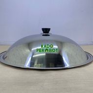 tutup kuali stainless jumbo - tutup wajan stainless - tutup 44cm - tutup penggorengan - tutup panci