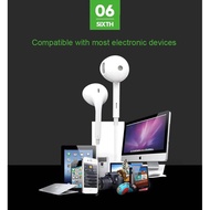 OPPO R11 Earphone with 3.5mm Plug Wire Controller Headset for OPPO R11 R15 OPPO Find X F7 F9 R17