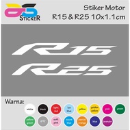 Cutting Sticker - Yamaha R15 R25 10x1.1cm Sticker