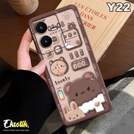 Case Vivo Y22 - Casing Vivo Y22 - Eksotik - Motif Lucu Aesthetic - Kesing Vivo Y22 - Silikon Karet L