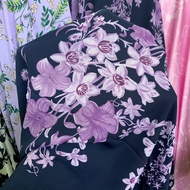 Patterned zara crepe fabric - soft crepe fabric - patterned crepe fabric - premium zara crepe fabric