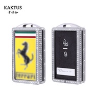 New Ferrari Zircon Key Cover Roma Bag sf90 Sports Car Roman fuv Metal Keychain f8 Shell 296