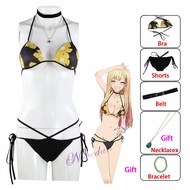 NEW Anime My Dress Up Kitagawa Marin Swimsuit Bikini Cosplay Costume Bunny Suit Swimsuit Swimwear Be