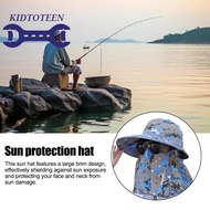 Men Sunshade Hat Big Eave Sunscreen Caps Outdoor Sports Sun Protection Hat Work Climbing U4b4