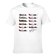 Casual Printed All Ayrton Senna Senna Cars Men'Tee Cotton T-Shirt