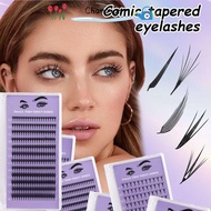 CHAMPIONO 132/240 Clusters Grafted False Eyelashes, Curvature D Thickness 0.04 Grafting Fake Eyelash